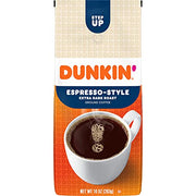 Dunkin' Espresso Extra Dark Roast / 10 Ounce (Pack of 6) / Brown Ground Coffee