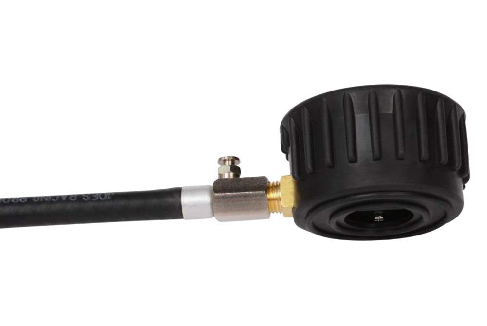 Products Tire Pressure Gauge by Joes Racing – 2-1/2 in Diameter, Rubber, BLACK, Model 32325