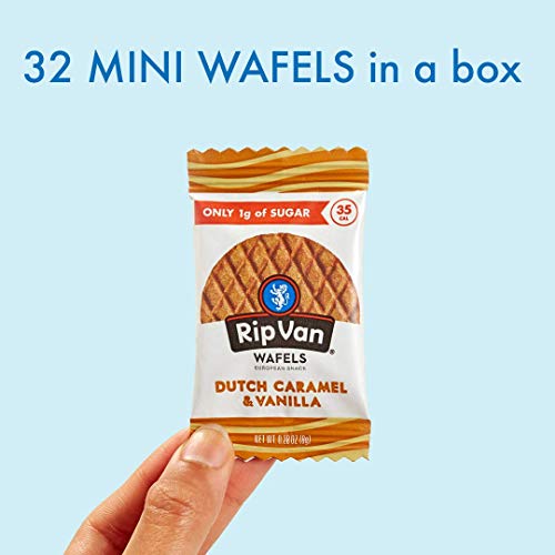 Rip Van Wafels Dutch Caramel & Vanilla / 0.28 Ounce (Pack of 128) / 128 Wafers