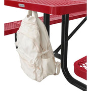Global Industrial Red / Industrial / 96 inches x 30 inches x 29.5 inches Picnic Tables