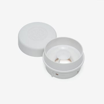 Single Dose Hopper for Encore by Baratza – Standard, Plastic, White, Model brz-SDH-conical-bk