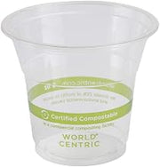 World Centric (CP-CS-5) Compostable 5 Ounce Corn PLA Cold Cups (Package of 400)