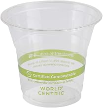 World Centric (CP-CS-5) Compostable 5 Ounce Corn PLA Cold Cups (Package of 400)