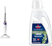 Bissell PowerFresh Pet Steam Mop, 19404, Purple + Eucalyptus Mint Steam Water, 80 oz, 1392F