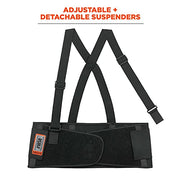 Ergodyne Black / X-Small (Pack of 2) / Elastic Back Support Brace Back Supports