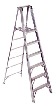 Werner 8 feet / Gray / Industrial Step Ladders