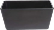 HUBERT Food Pan Housing 1/3 Size Black Melamine - 12 3/4"L x 7"W x 6"H