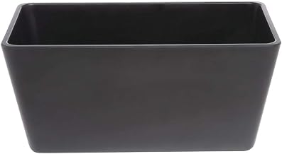 HUBERT Food Pan Housing 1/3 Size Black Melamine - 12 3/4"L x 7"W x 6"H