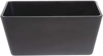 HUBERT Food Pan Housing 1/3 Size Black Melamine - 12 3/4"L x 7"W x 6"H