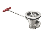 Diamond Series Ball Valve Twist Drain by Krowne – Stainless Steel, Model 22-850