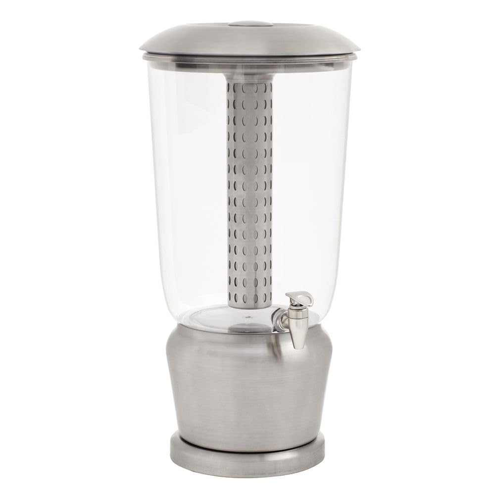 HUBERT 5 Gallon / Clear / Modern Iced Beverage Dispensers