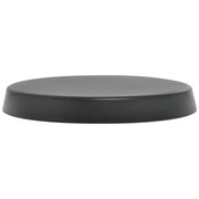 Display Riser Round Black Melaboo - 12" Dia x 2" H by HUBERT – Plastic, Black, Model H0050-BLACKMELA