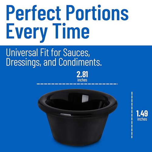 Carlisle FoodService Products Black / 2 oz / 1 Ramekins