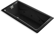 Kohler K-865-JHD-7 Tea-for-Two Bathtub, Black Black