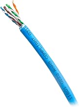 C2G 1000' Cat6a Shielded F/UTP Ethernet Bulk Cable, TAA-Compliant, Blue