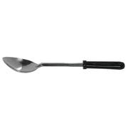 Serving Spoon Stainless Steel with Black Comfort Grip Handle - 13"L by HUBERT – Stainless Steel, Silver
