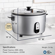 Panasonic 40 Cup / 208V / Cooker Commercial Rice Cookers