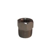 1/8" to 1/4" Compressor/Hose Adaptor by Badger – 1/8" to 1/4", Silver, Model 50-052