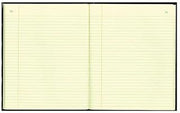 Rediform 56211 Texhide Accounting Book, Black/Burgundy, 150 Green Pages, 10 3/8 x 8 3/8