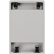 Hirsh Industries Silver / Modern / 27.75" H X 15.00" W X 19.88" D Mobile File Cabinets