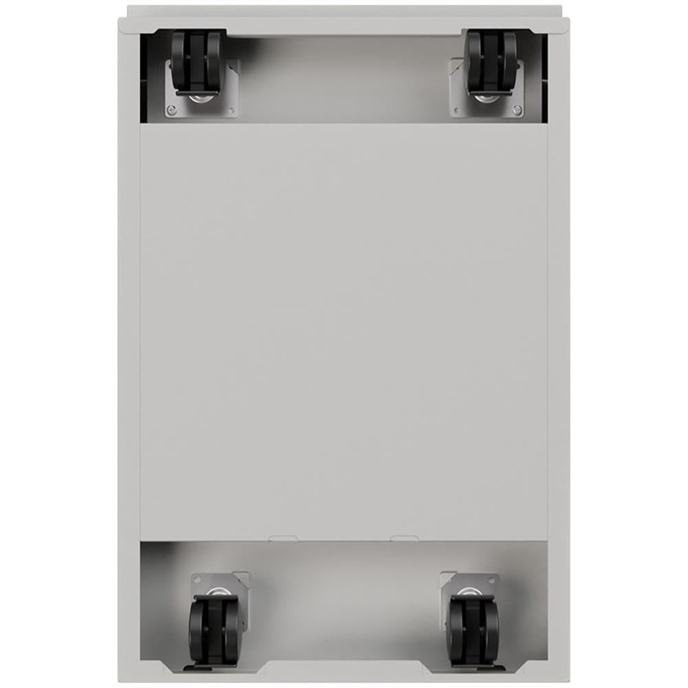 Hirsh Industries Silver / Modern / 27.75" H X 15.00" W X 19.88" D Mobile File Cabinets