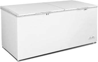 77" Mobile Chest Freezer w/ (2) Baskets - White, 115v