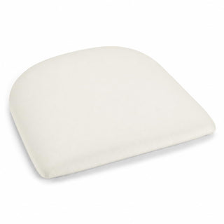 White Vinyl Cushion for Alloy Chairs by Glownary – 15.5 X 16 Inches, White, Model 164cushalcwh