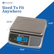 San Jamar 33.0 pounds / Metal / 1 Digital Scales