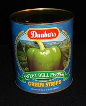 Moody Dunbar Green Pepper Strips - no.10 can, 6 cans per case