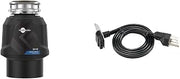 InSinkErator Power .75HP, 3/4 HP Garbage Disposal, Power Series EZ Connect Continuous & Garbage Disposal EZ Connect 3-Foot Power Cord for EZ Connect Power and Advanced Series