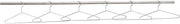 Global Industrial Coat Hangers Chrome Plated, 6/Pk