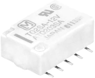 Panasonic TQ2SA-12V Relay; E-Mech; Latching; Dpdt-No/Nc; Cur-Rtg 2A; Ctrl-V 12Dc; Vol-Rtg 125/220Ac/Dc