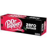Dr Pepper Zero Sugar Cherry / 12 Fl Oz (Pack of 12) / 1 Soft Drinks