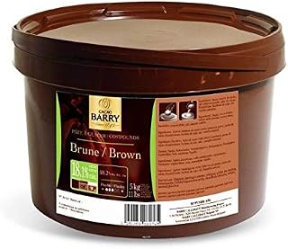 Cacao Barry PaÌ‚te aÌ€ Glacer Brune (Premium Dark Compound) 5kg Bucket | 39.1% fat; intense dark - chocolate taste - no tempering