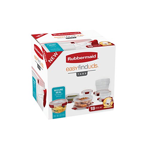 Rubbermaid Set / 18-Piece Set / Clear Container Sets