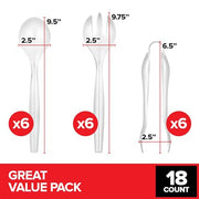 Stock Your Home Clear / Contemporary / 18 Spoons