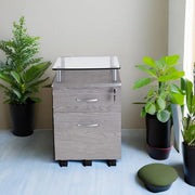 Techni Mobili Grey / Regular / Modern Vertical File Cabinets