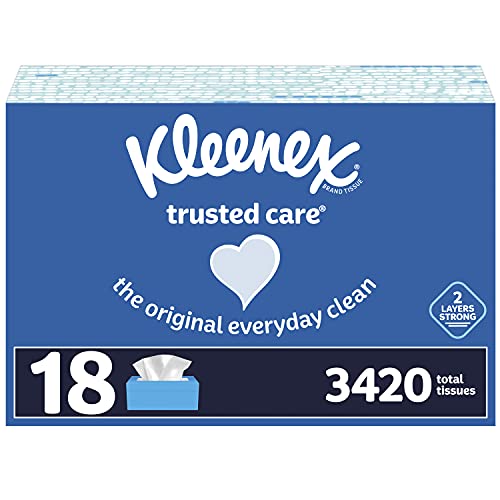 Kleenex White / 190 Count (Pack of 18) / Kleenex Only Paper Towels