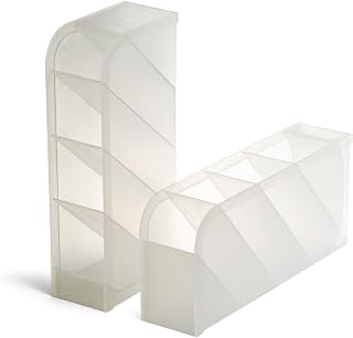 Officemate OIC21542 Pen Holder Desk Organizer, Clear - Pack of 2