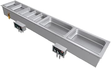 Hatco HWBI-S4MA Slim Line Drop-In Hot Food Well w/ Manifolded Drains & Auto-Fill