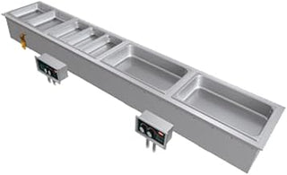 Hatco HWBI-S4MA Slim Line Drop-In Hot Food Well w/ Manifolded Drains & Auto-Fill
