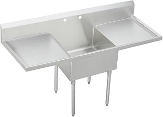 Elkay WNSF8124LR0 Commercial Sink, Lustrous Satin Finish