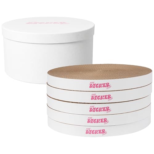 THE LICKER STORE White / 12" / Modern;Mid-Century;Classic;Transitional;Traditional;Cottage;Casual Scratching Pads