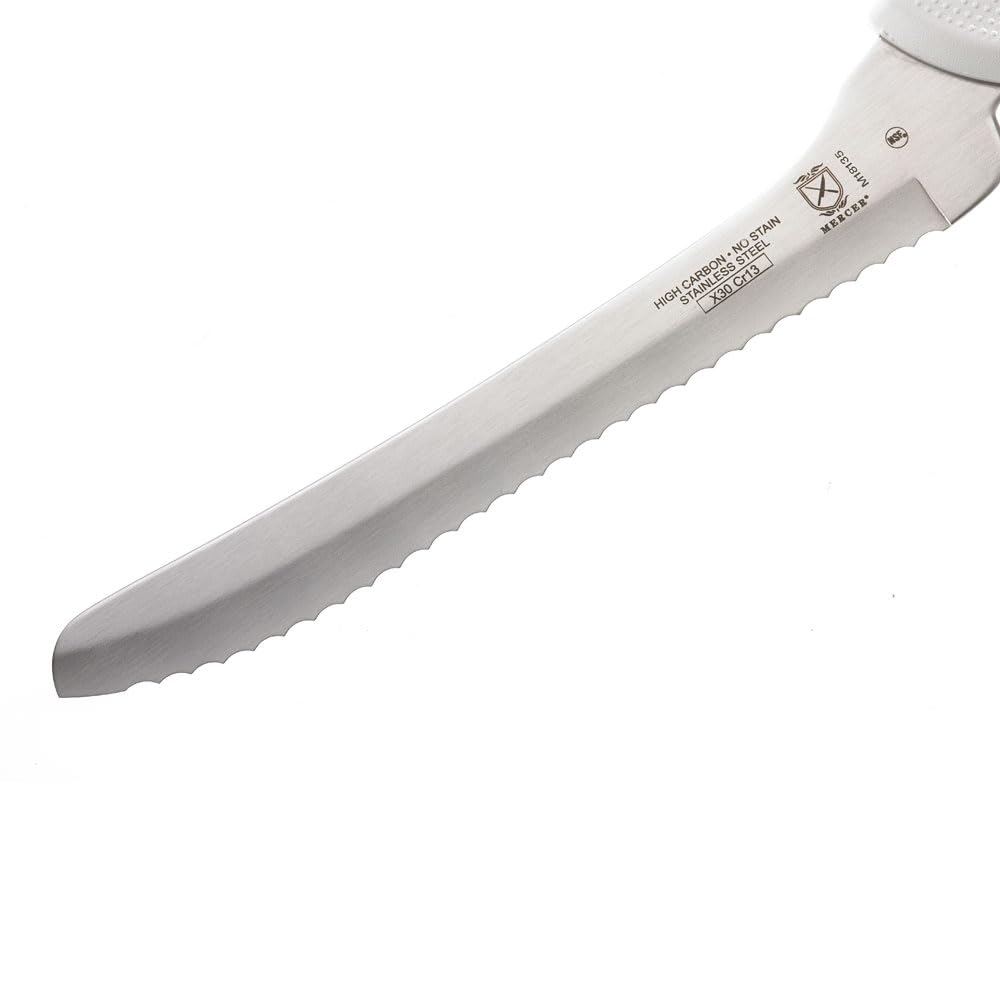 Mercer Culinary 8" / White / Offset Bread Knife 8 Inch Boning Knives