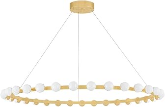 484-60-VB Linus - 83W 33 LED Chandelier-3 Inches Tall and 61 Inches Wide