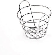 G.E.T. Enterprises 4-22782 6.25" Round Bucket Basket, 4.25" Clipper Mill, Metal