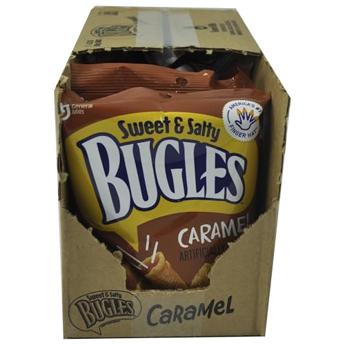 Bugles Caramel / 24.5 Ounce (Pack of 1) / Brown Corn