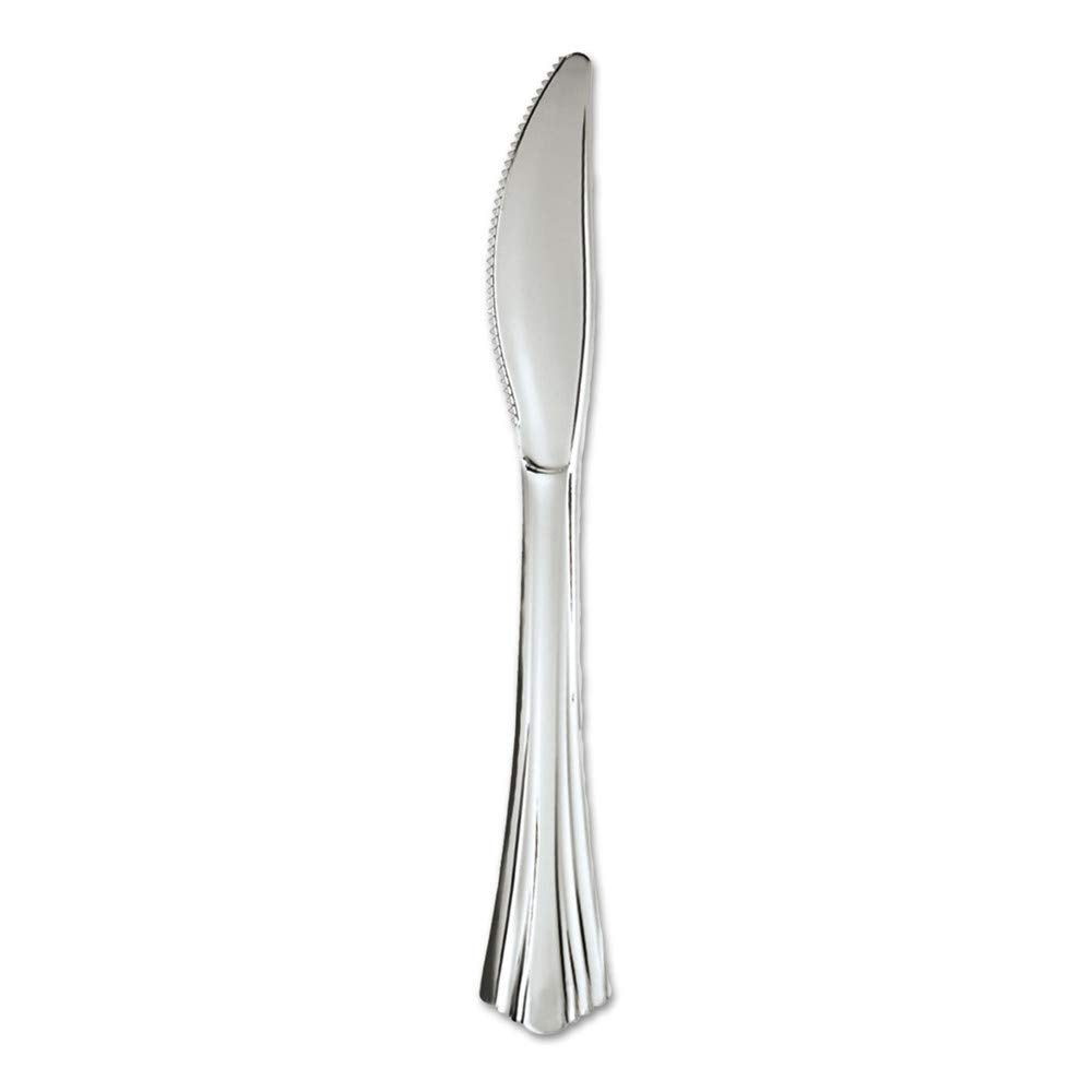 WNA630155 - Heavyweight Plastic Knives by WNA INC. – silver, Model 1328097