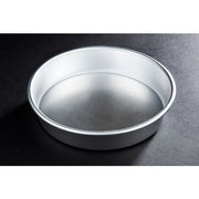Pizza Pan Tapered Deep Dish by Royal Industries – 8.0 inches, Tin, Silver, Model ROY TP 8