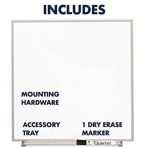 Quartet 1 / 23"W x 34"H / Silver Dry Erase Boards